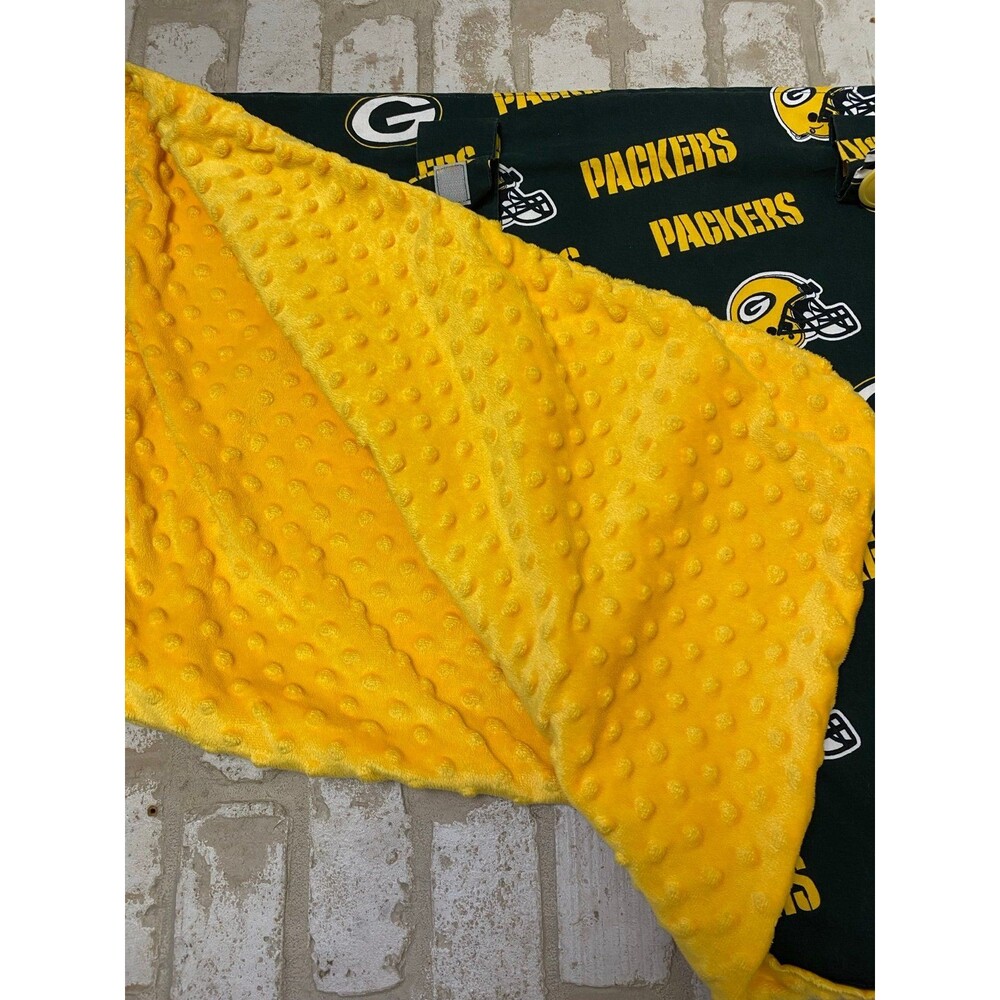 Green Bay Packers Infant Car Seat Canopy Cover | NFL Baby Fanatic Official Team - Picture 5 of 8